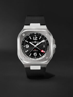 Stainless Steel and Rubber Watch